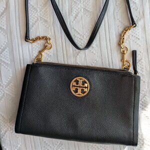 Tory burch carson zip top crossbody bag